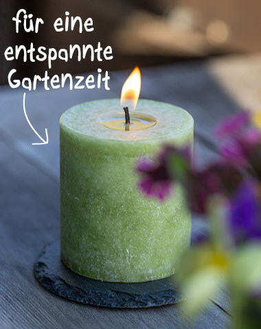 Banner Freistehende Secret Garden Duftkerzen Banner Freistehende Secret Garden Duftkerzen