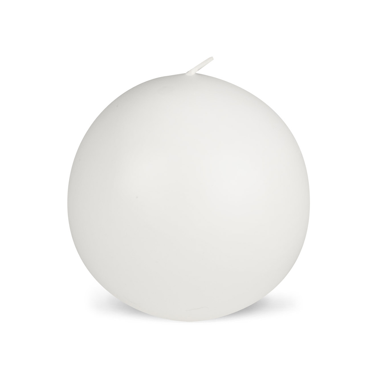 Kugelkerzen - 100 mm - in 33 Farben - 02 weiss | 02 weiss