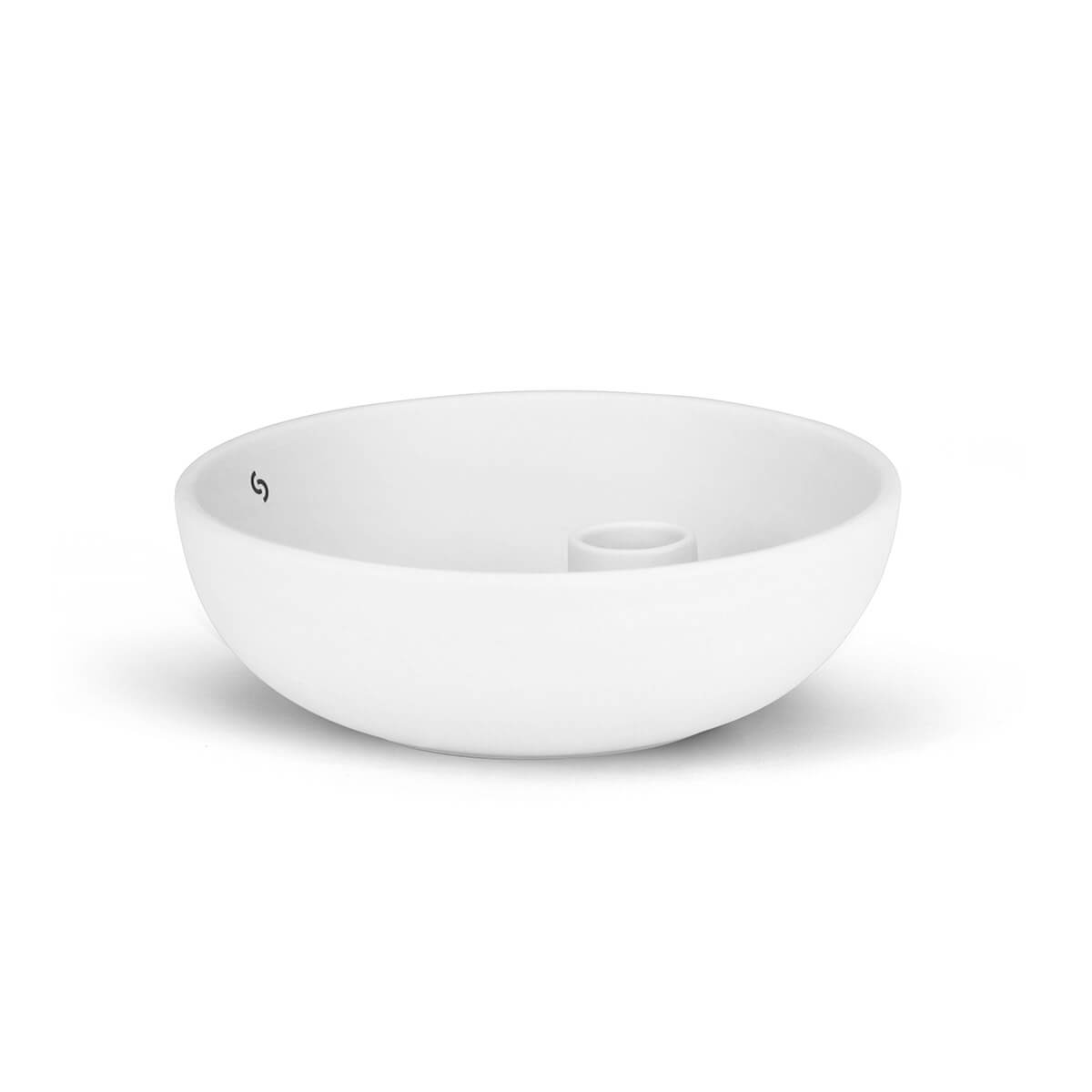 10650-00-A622602296a998 Kerzenständer Lidatorp klein weiss