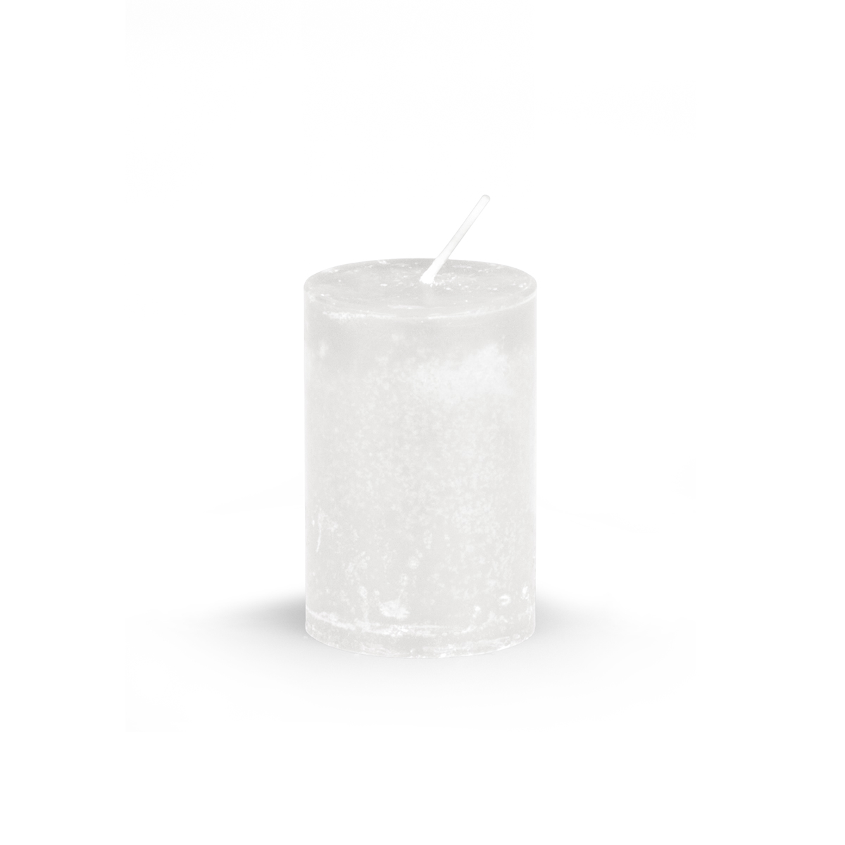 Adventskerzen - Safecandles - Zylinder 90/60 mm - in 7 Farben - 02 weiss