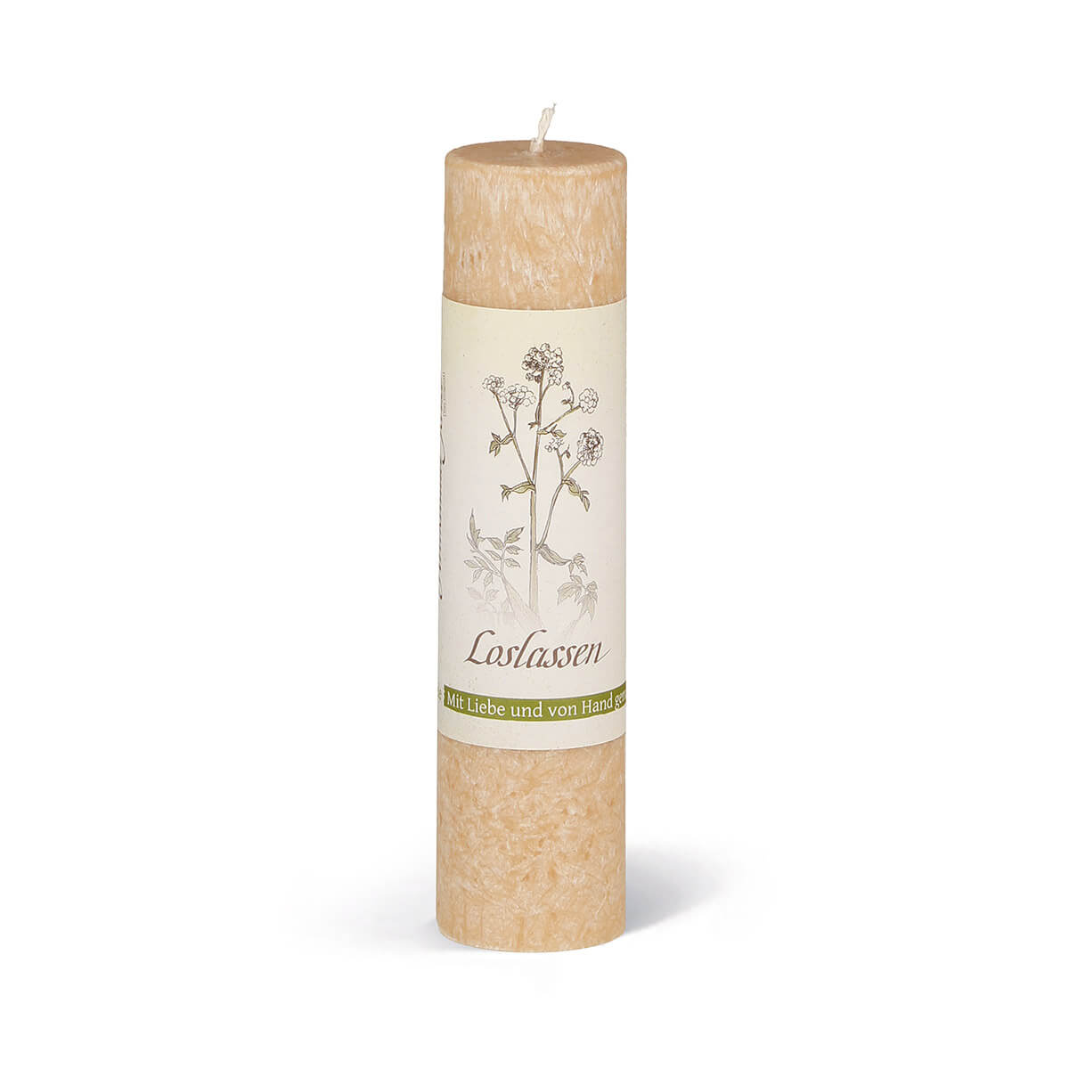 Heilkräuterkerze aus Olivenwachs-Stearin – Loslassen – vegan