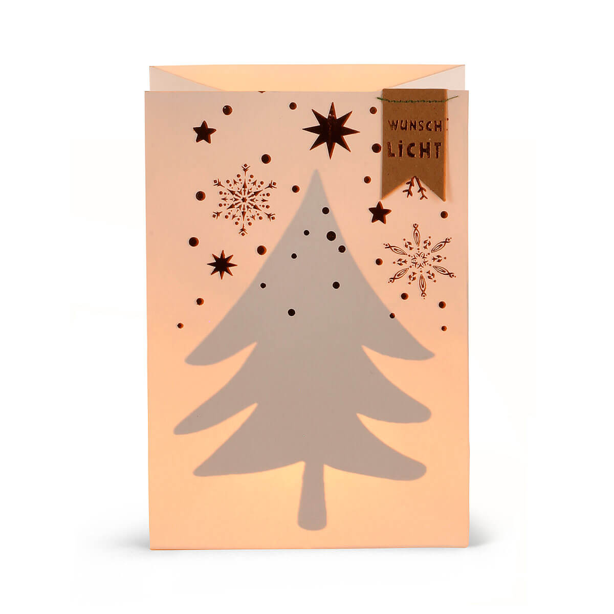 Schattenlichttüte Tannenbaum Schattenlichttüte Tannenbaum