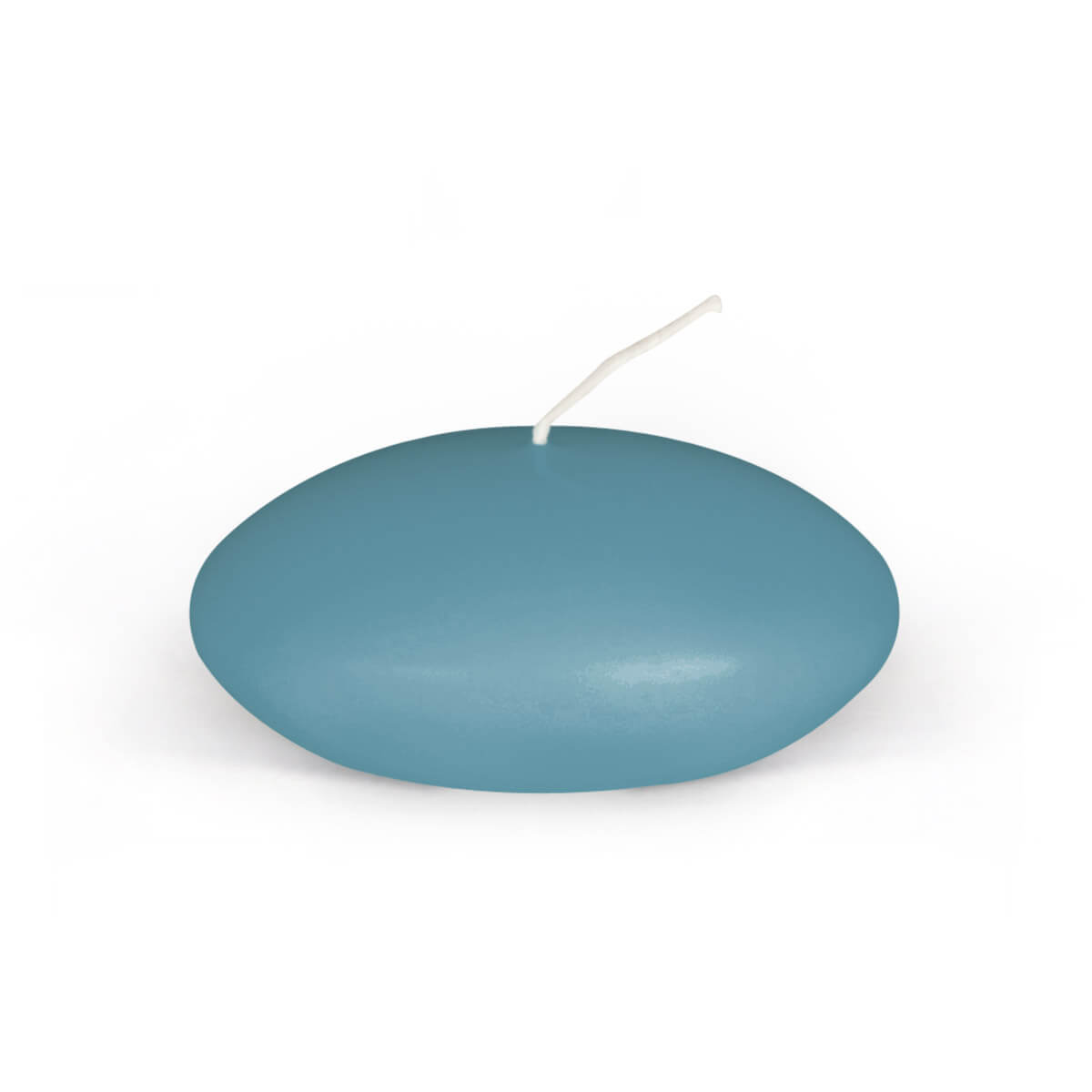 2304-64-saphir Schwimmkerzen rund - 32/80 mm - in 33 Farben - 64 saphir