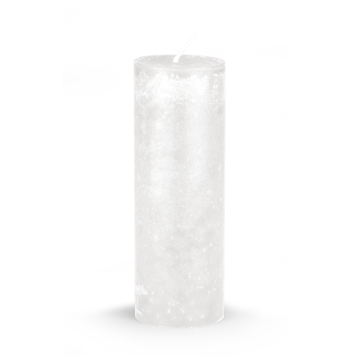 6445-02-weiss Adventskerzen - Safecandles - Zylinder 230/80 mm - in 7 Farben -  02 weiss