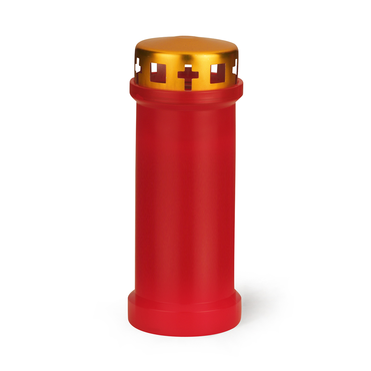 3231-00-A Grablicht mit Golddeckel 6D rot -  Bolsius - Brenndauer ca. 4 Tage