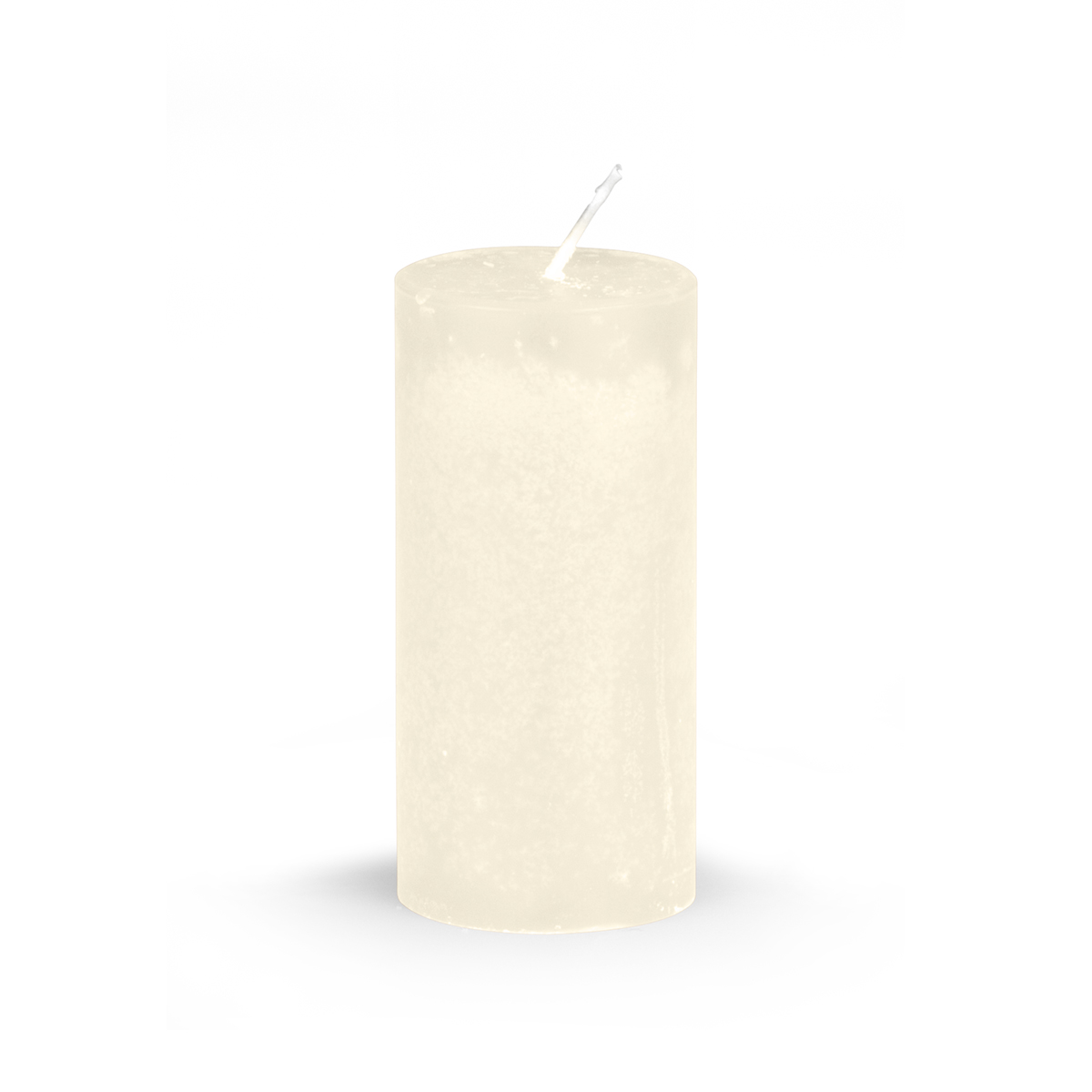 6439-20-wollweiss Adventskerzen - Safecandles - Zylinder 130/60 mm - in 7 Farben -  20 wollweiss