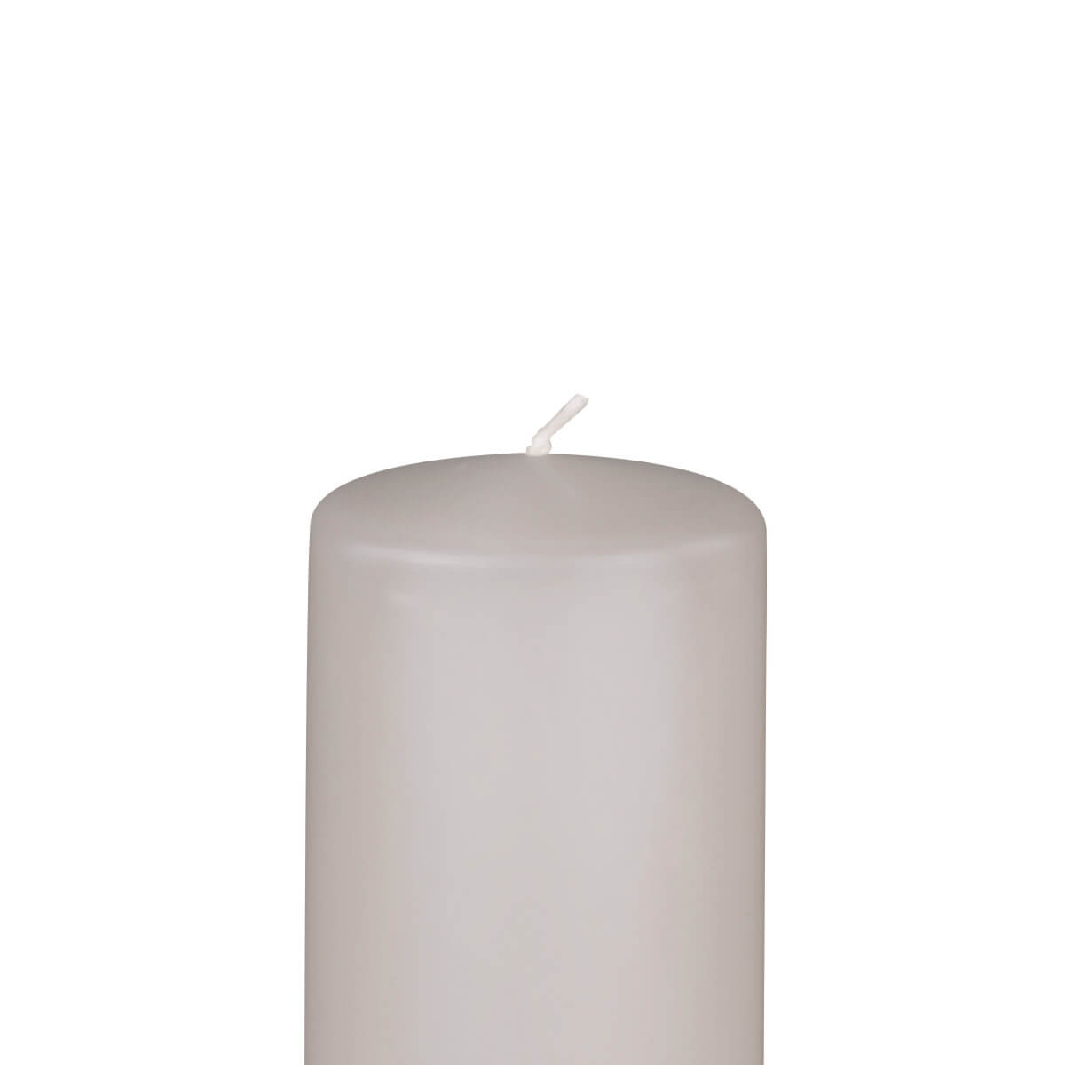 Zylinderkerzen – 60 mm Durchmesser - in 33 Farben - 70 mm -278 silbergrau