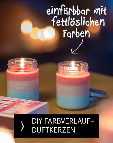 Banner Farbverlauf-Duftkerzen Banner Farbverlauf-Duftkerzen