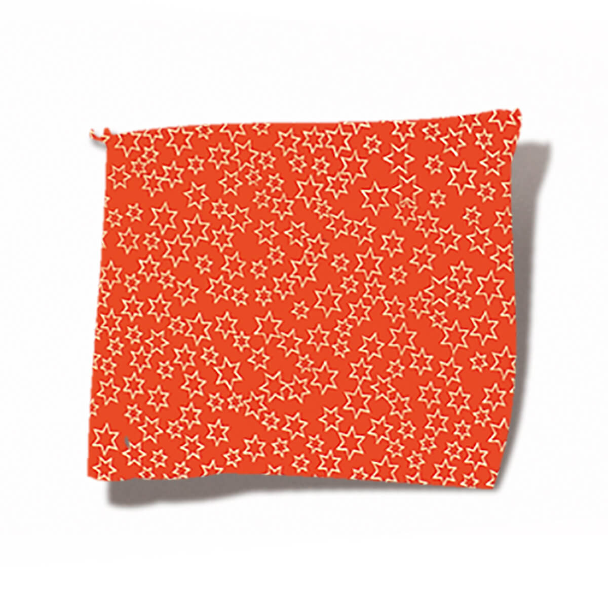 1133-00-B Wachsfolie Sterne rot/gold