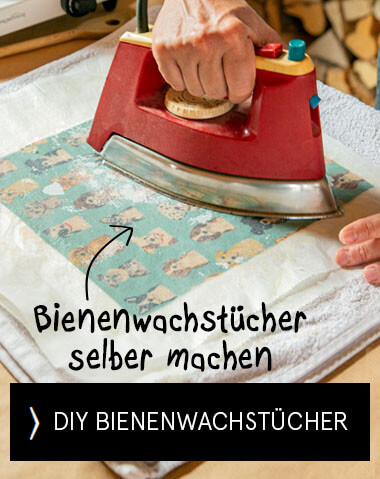 Banner DIY Bienenwachstuecher