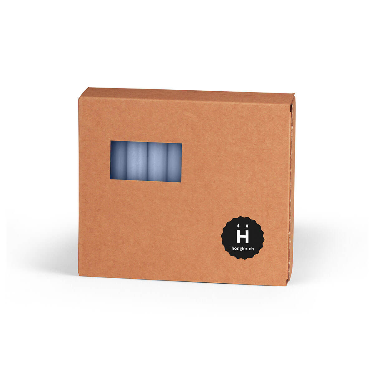 Christbaumkerzen Rustic - durchgefärbt - 92/13 mm - in 16 Farben -  14 marine Christbaumkerzen Rustic - durchgefärbt - 92/13 mm - in 16 Farben -  14 marine