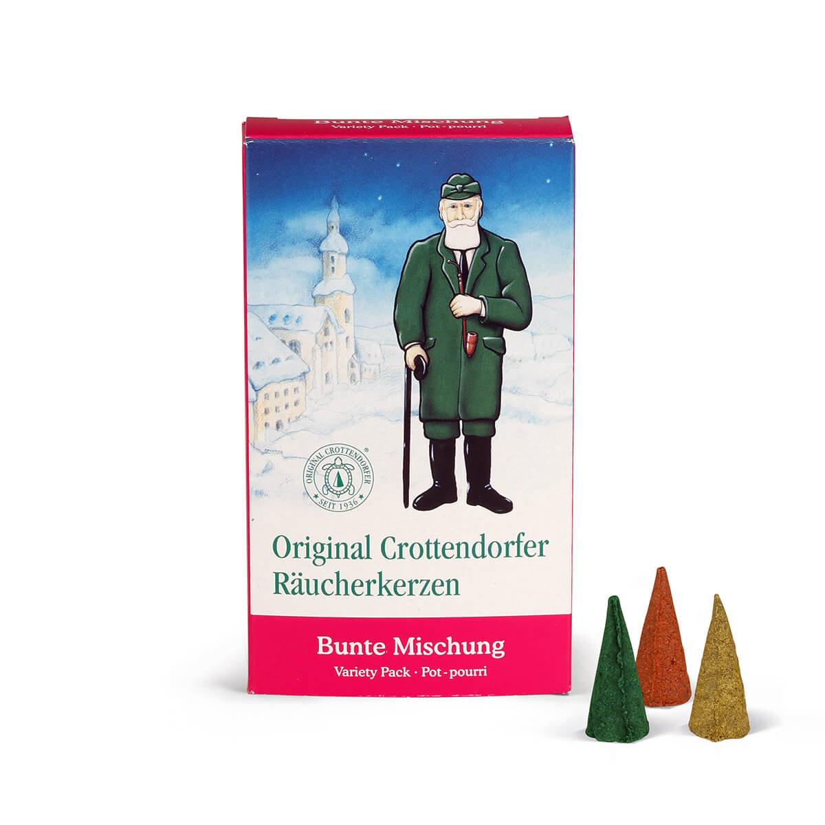 10218-00-A Crottendorfer Räucherkerzen – Bunte Mischung