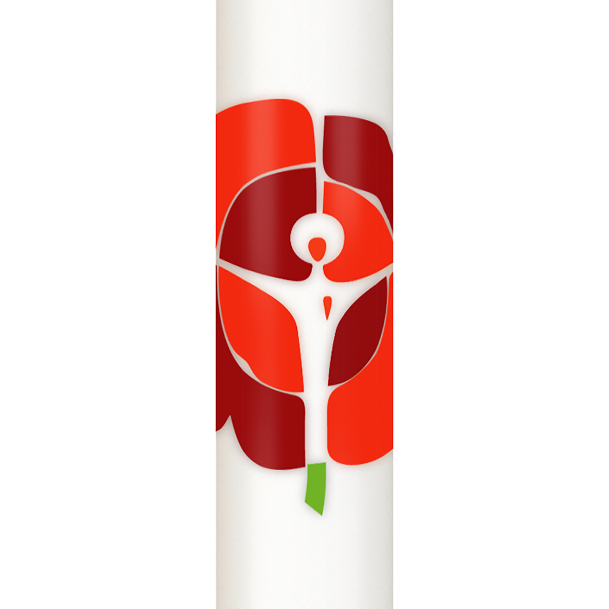 H2905 Taufkerze Osterblume -  235/50 mm