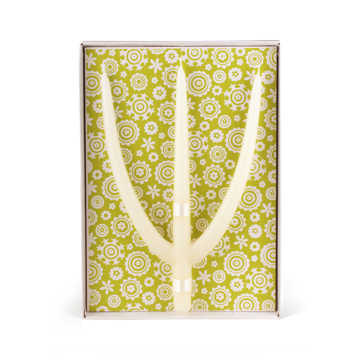 9040-00-A Candelina elfenbein - in grüner Verpackung - 1 Stk