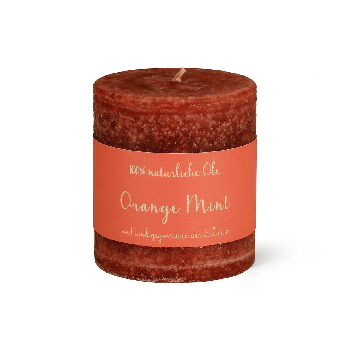 9820-00-A Duftkerze Schulthess  – 80/70 mm – Orange Mint – rein natürliche Öle