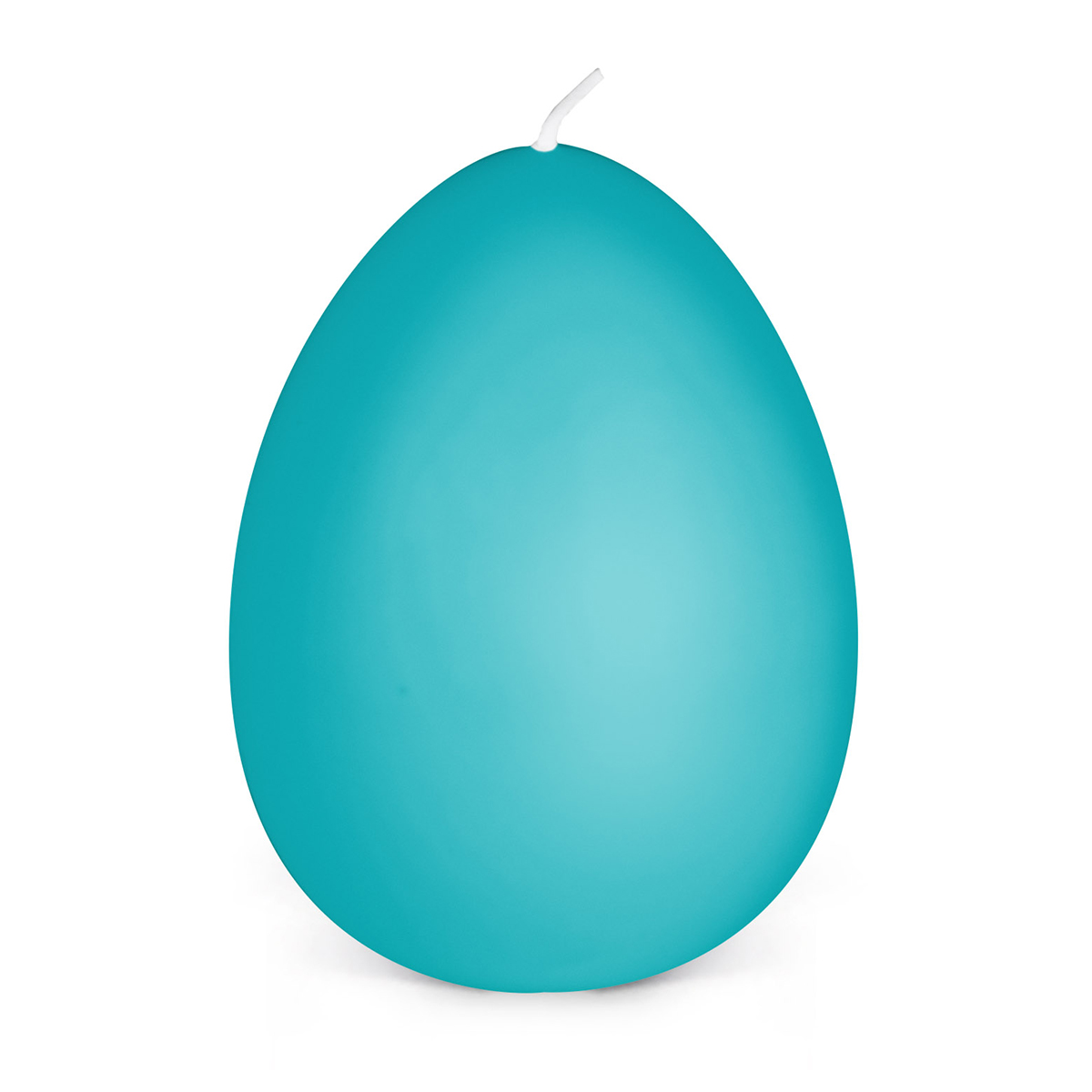2373-50-t-rkis Eierkerzen - 140/105 mm - in 33 Farben -  50 türkis