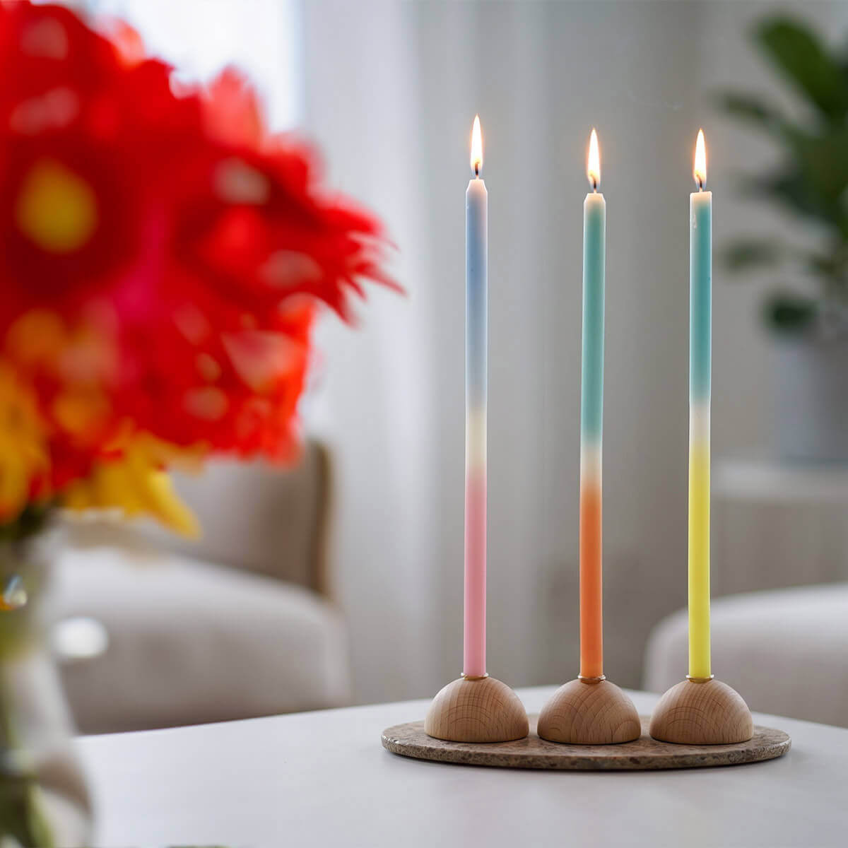 Kerzenständer für Glückskerzen