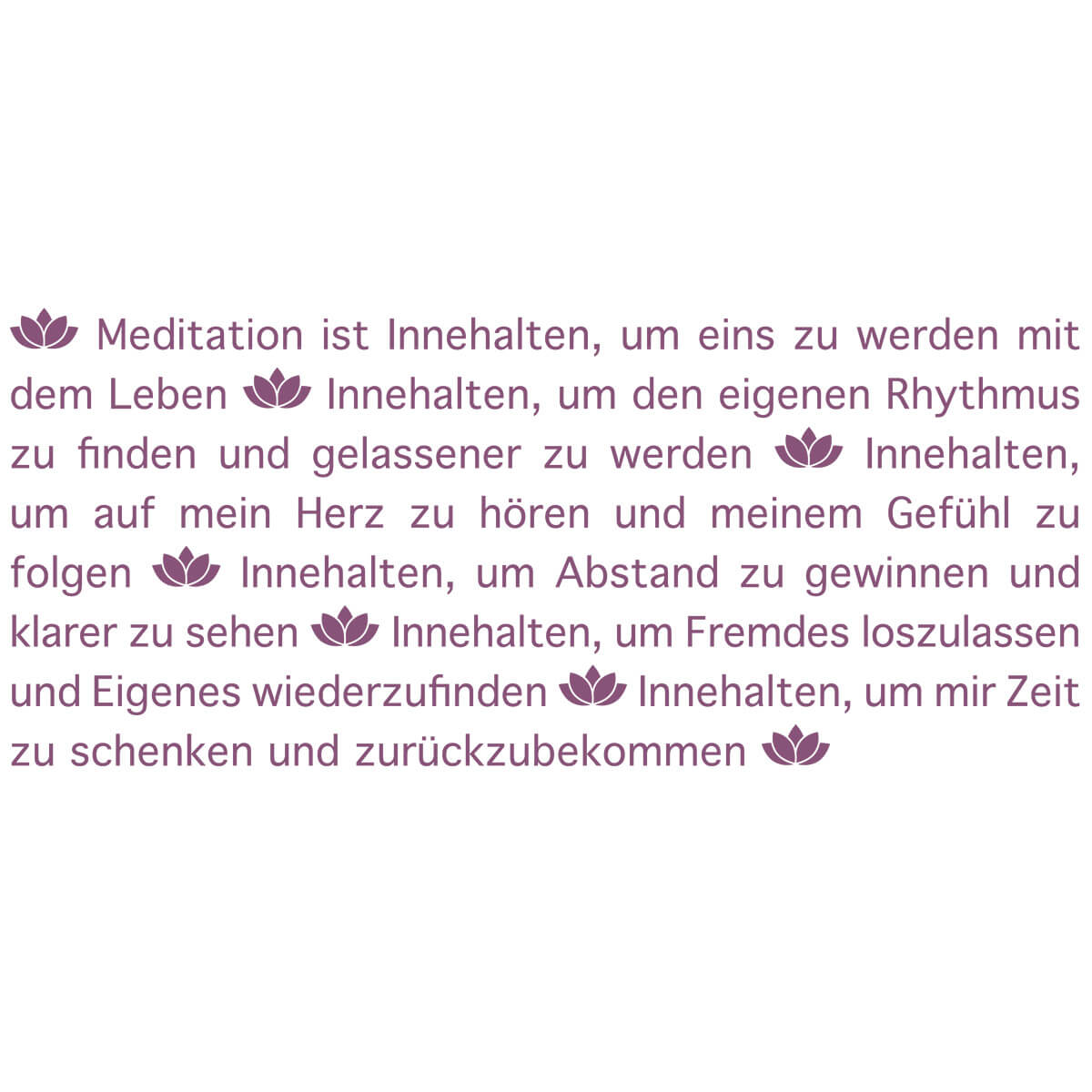 Wortlicht – Meditation (Innehalten)