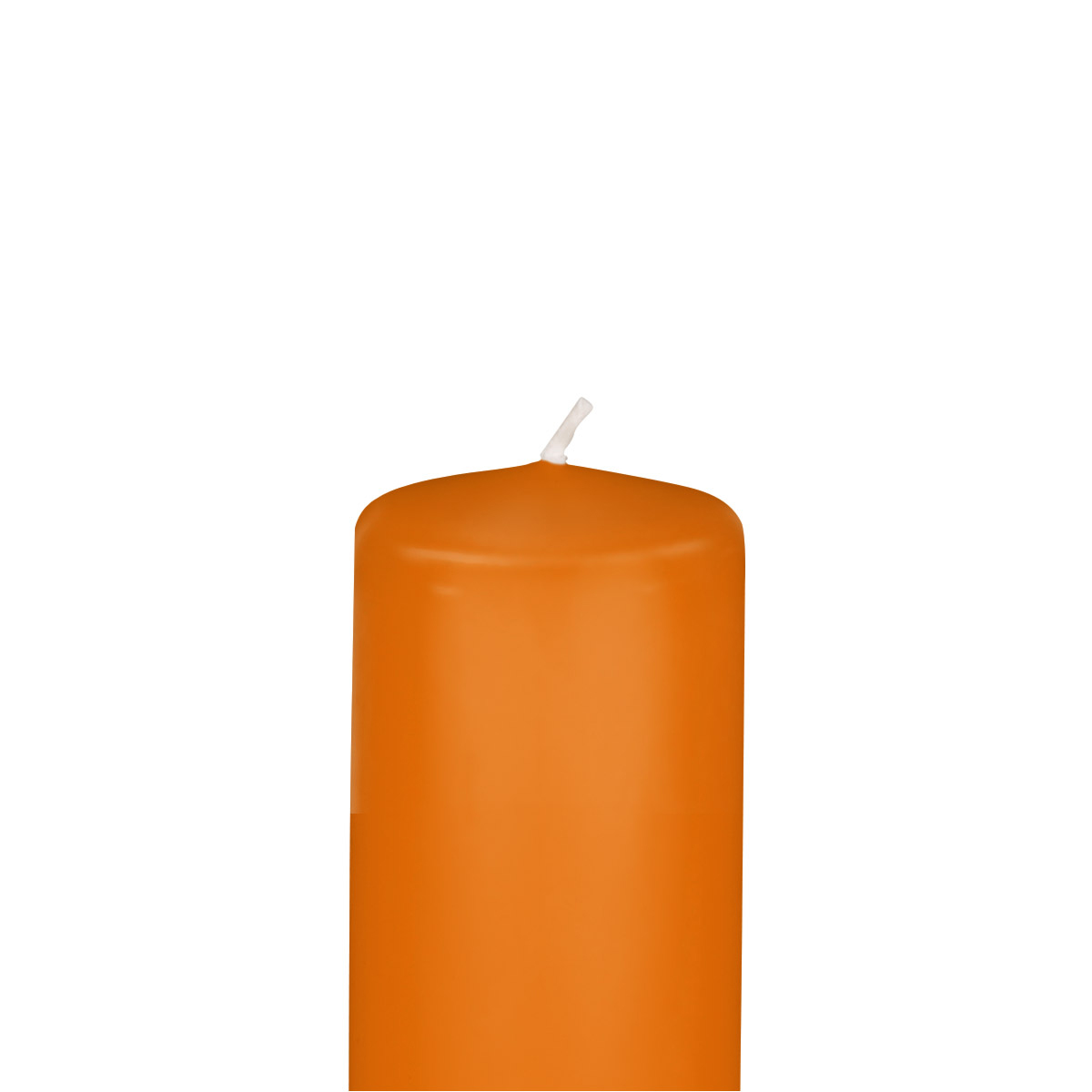 Zylinderkerzen – 50 mm Durchmesser - in 33 Farben - 90 mm - 23 mandarin