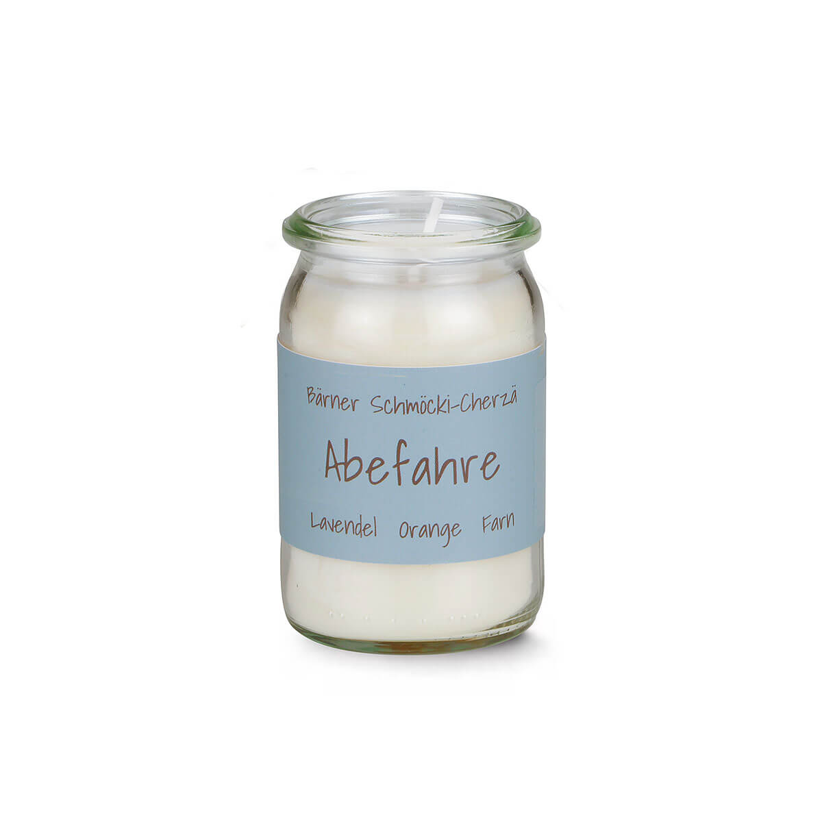 Duftkerze Abefahre– im Mini Weckglas – vegan – aus Raps-Kokos-Wachs Duftkerze Abefahre– im Mini Weckglas – vegan – aus Raps-Kokos-Wachs
