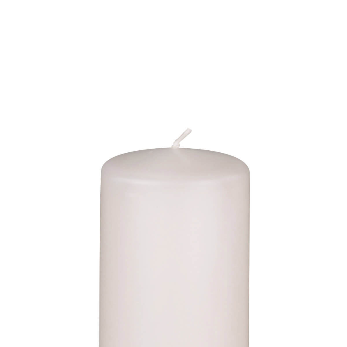 2029-00-A Zylinderkerze – 180/60 mm - 20 wollweiss