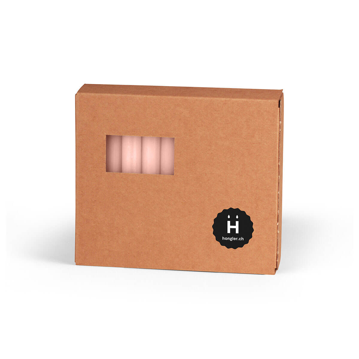 Christbaumkerzen Rustic - durchgefärbt - 92/13 mm - in 16 Farben -  13 altrosa Christbaumkerzen Rustic - durchgefärbt - 92/13 mm - in 16 Farben -  13 altrosa