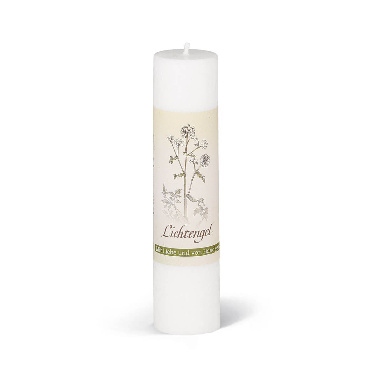 Heilkräuterkerze aus Olivenwachs-Stearin– Lichtengel – vegan