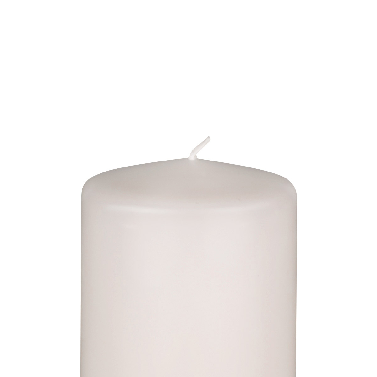 Zylinderkerzen – 80 mm Durchmesser - in 33 Farben - 250 mm - 02 weiss