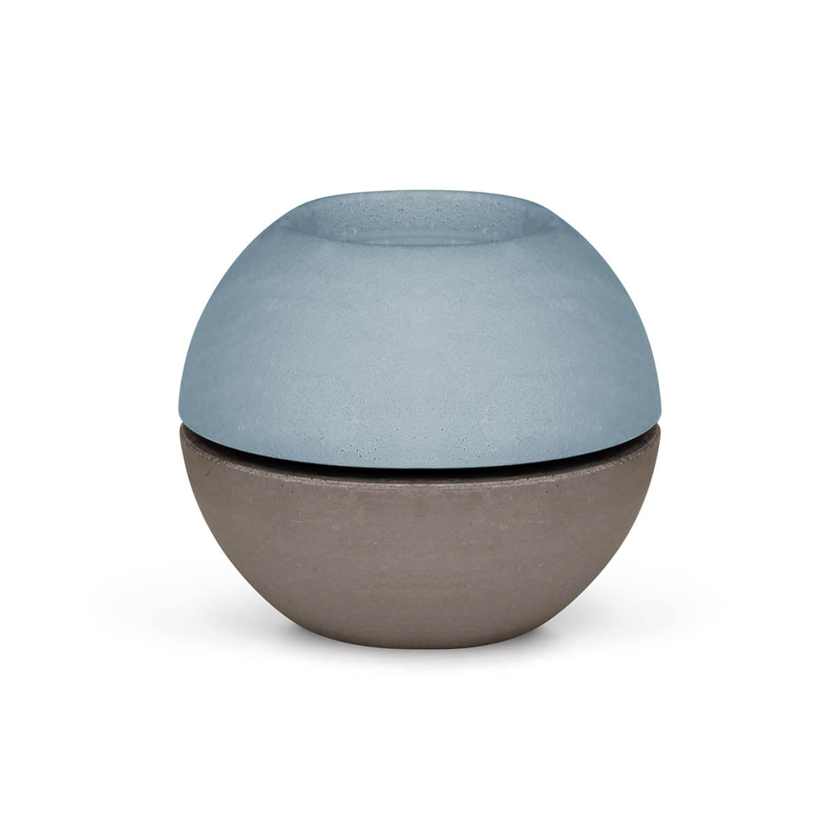 10471-00-A Kerzenhalter 2 IN 1 dunkelgrau-blau