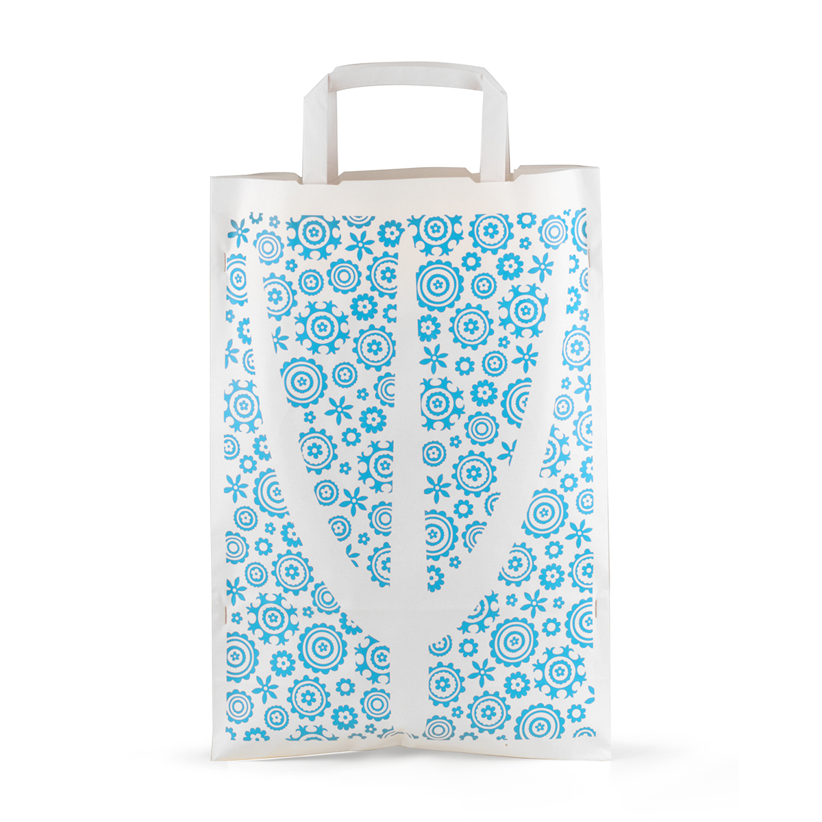 9046-00-A Candelina elfenbein - in hellblauer Verpackung - 2 Stk