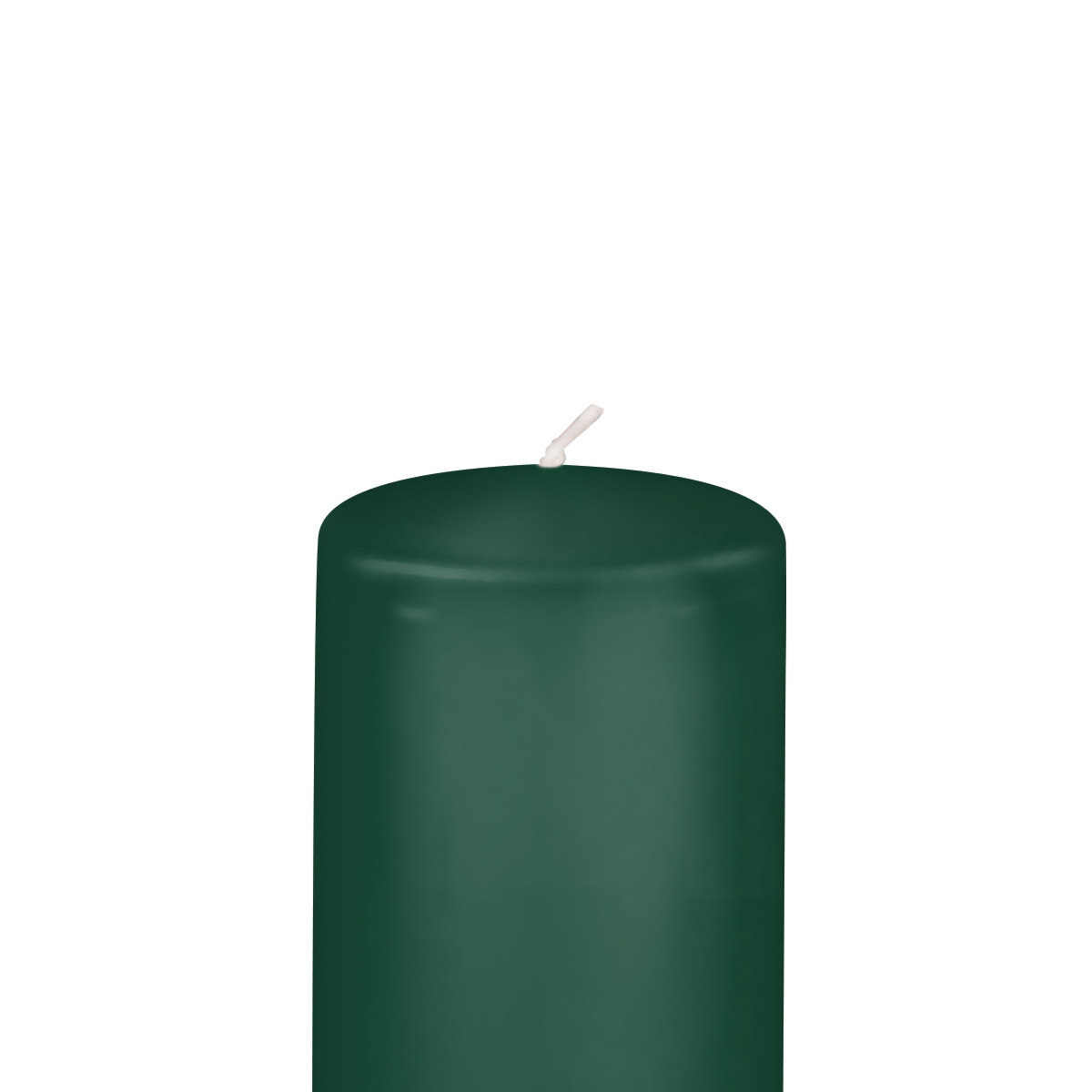 Zylinderkerzen – 60 mm Durchmesser - in 33 Farben - 90 mm - 89 jägergrün