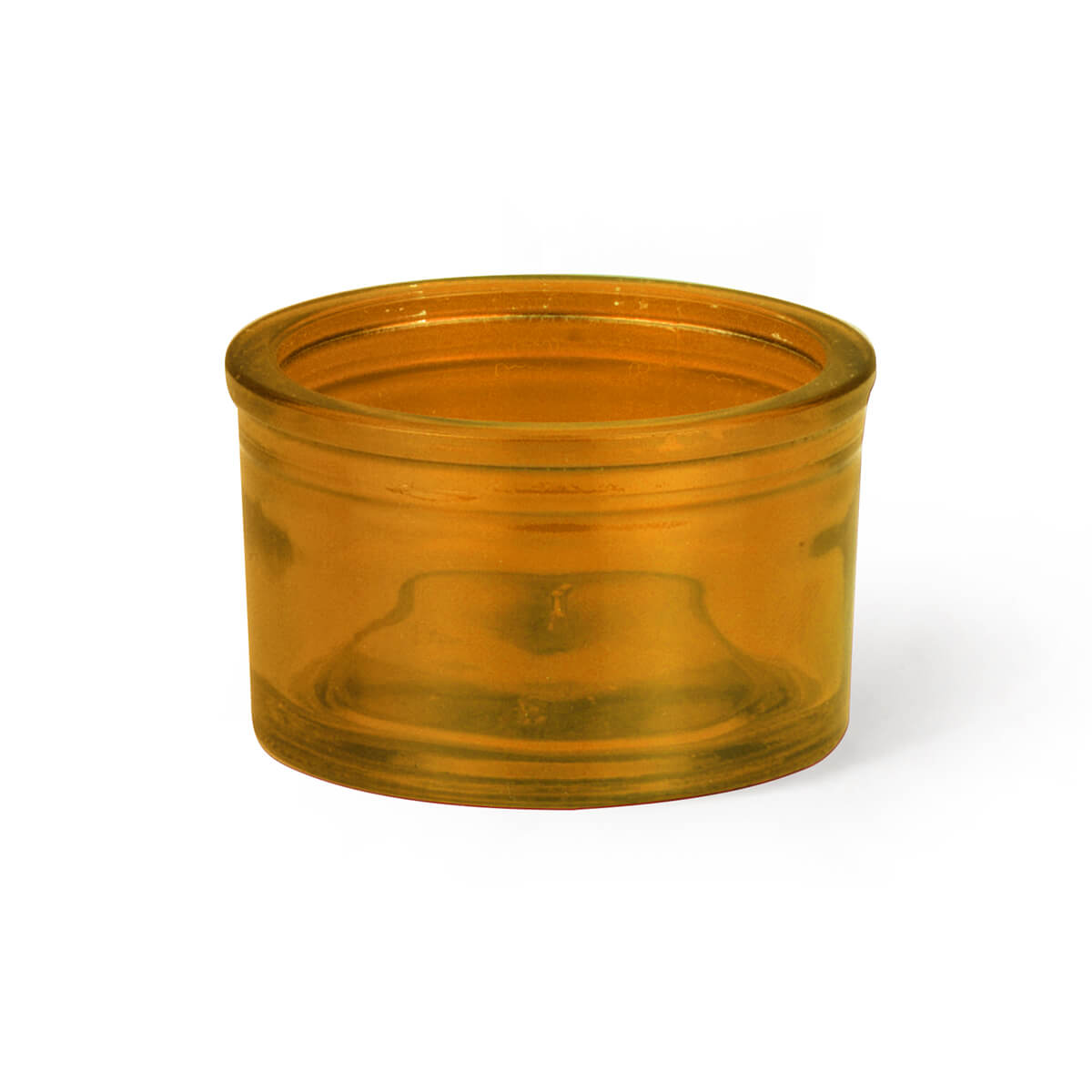 8133-00-A Lichtglas rund – bernstein