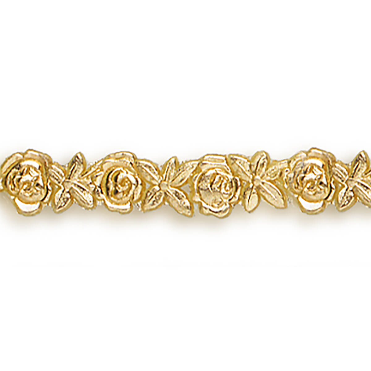 2051-00-A Goldbordüre Rosen