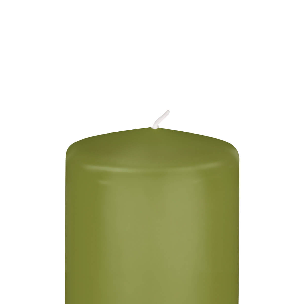 Zylinderkerzen – 80 mm Durchmesser - in 33 Farben - 90 mm -230 olive