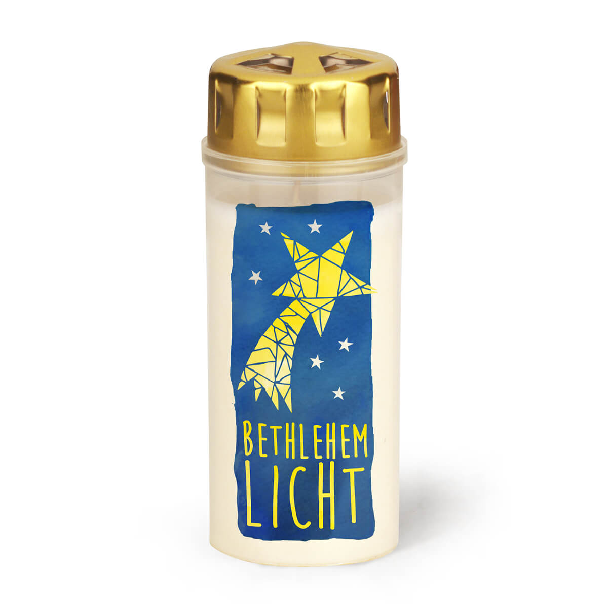 2792-00-A Bethlehem Licht - Sternenhimmel - Brenndauer  ca. 4 Tage