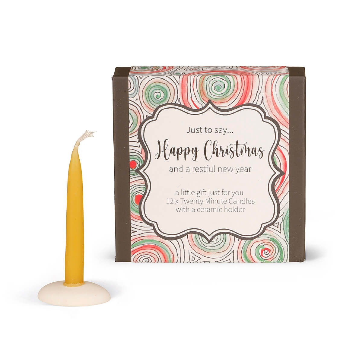 Zwanzig Minuten Kerzen Happy Christmas