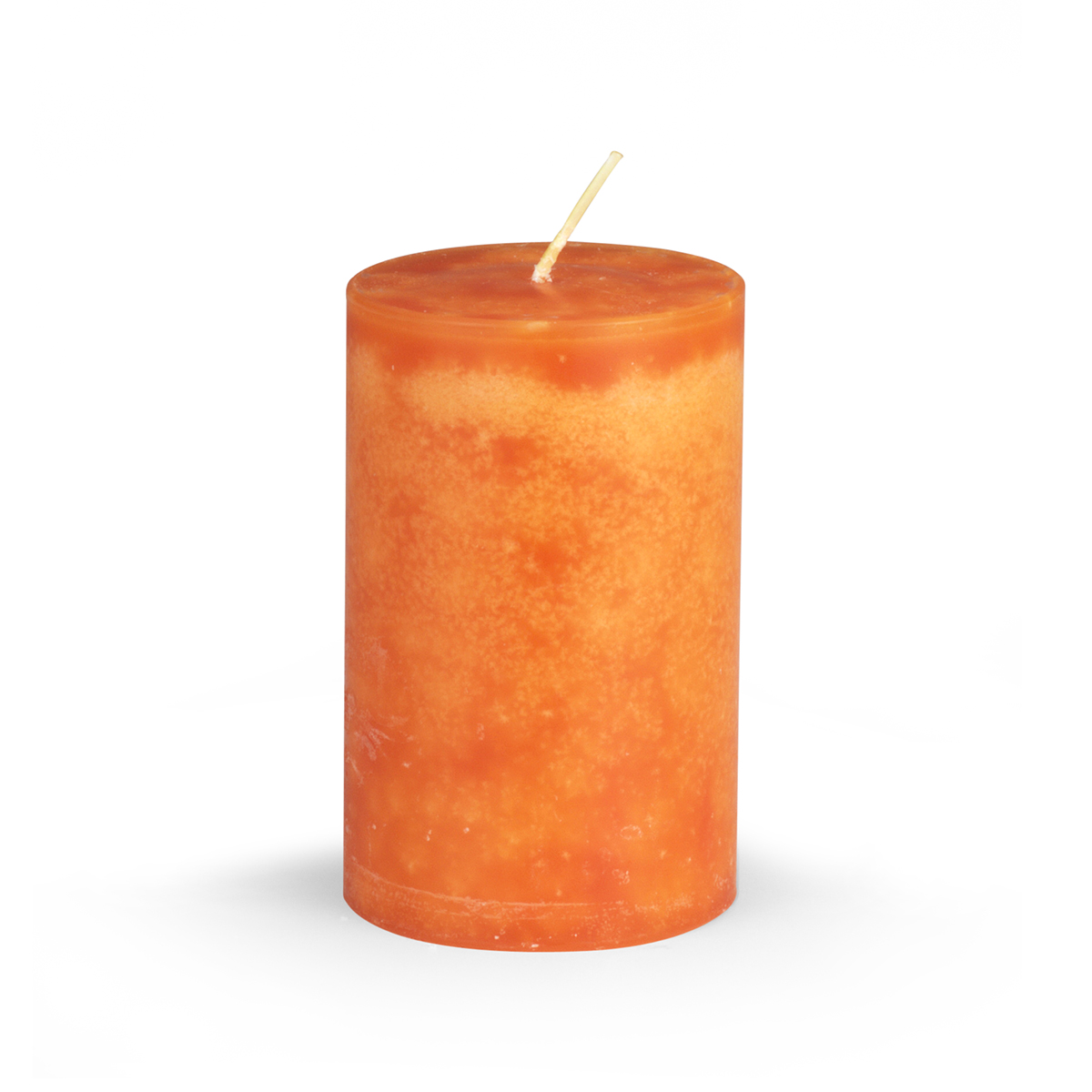 Adventskerzen - Safecandles - Zylinder 130/80 mm - in 7 Farben - 23 mandarin