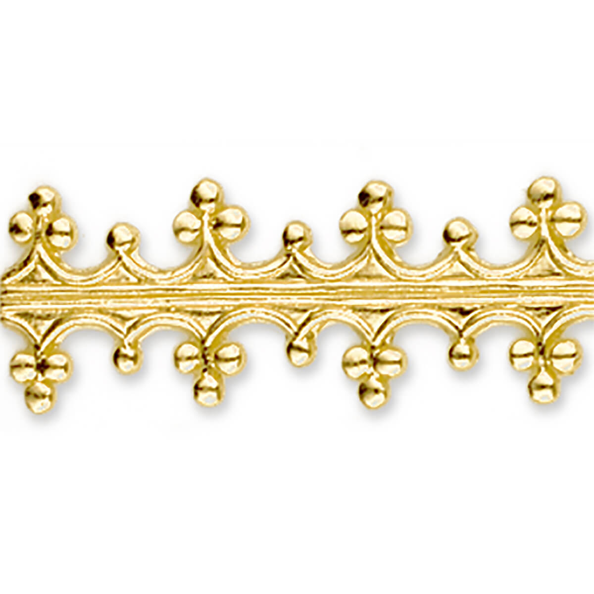 1172-00-A Goldbordüre Lilien