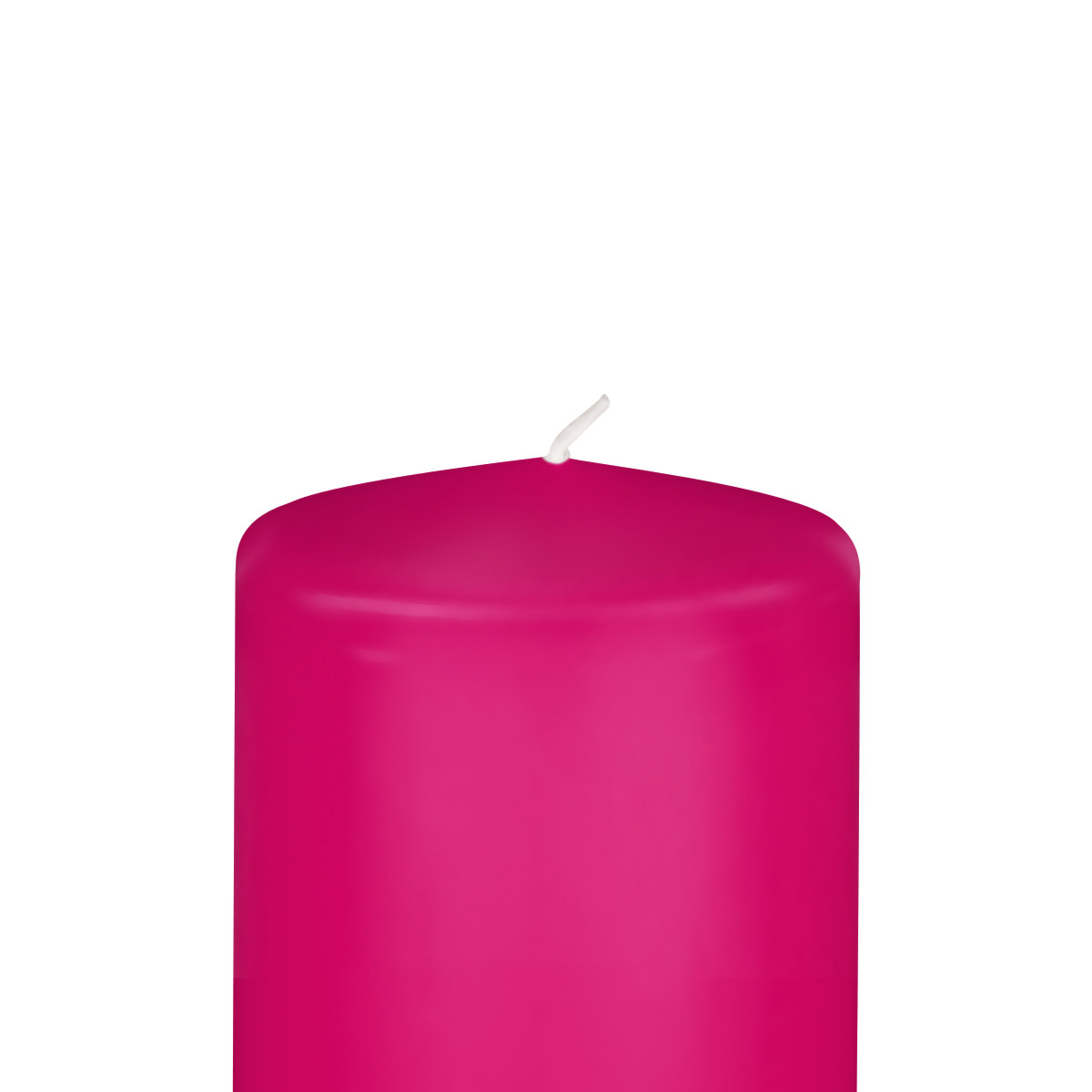 Zylinderkerzen – 80 mm Durchmesser - in 33 Farben - 90 mm - 74 fuchsia