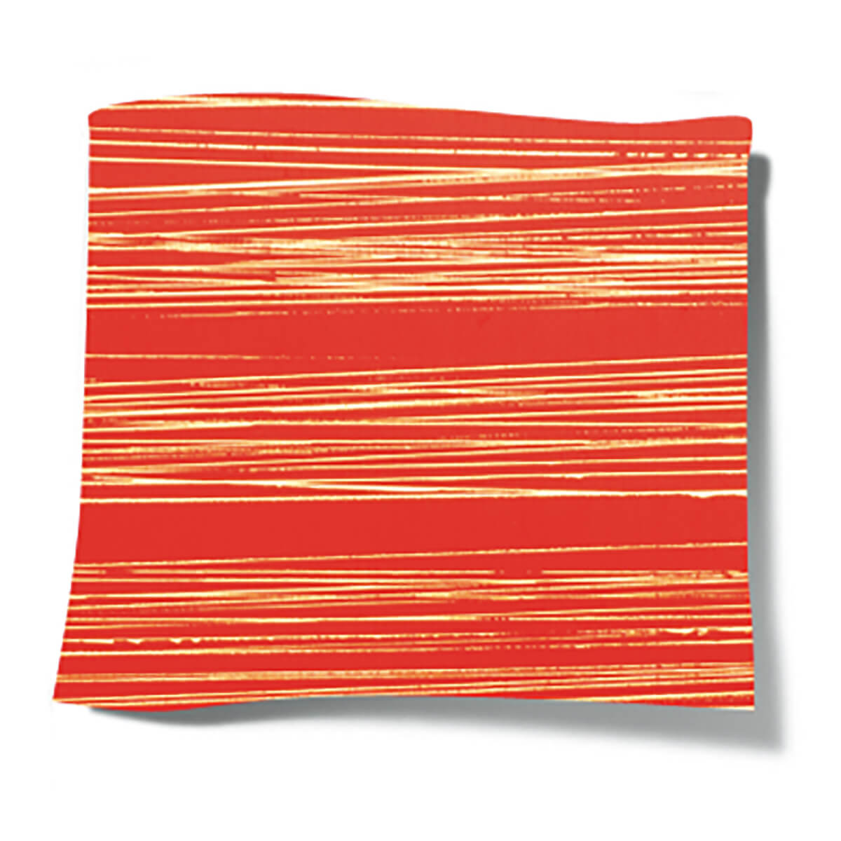 1180-00-B Wachsfolie Streifen helleres rot / gold
