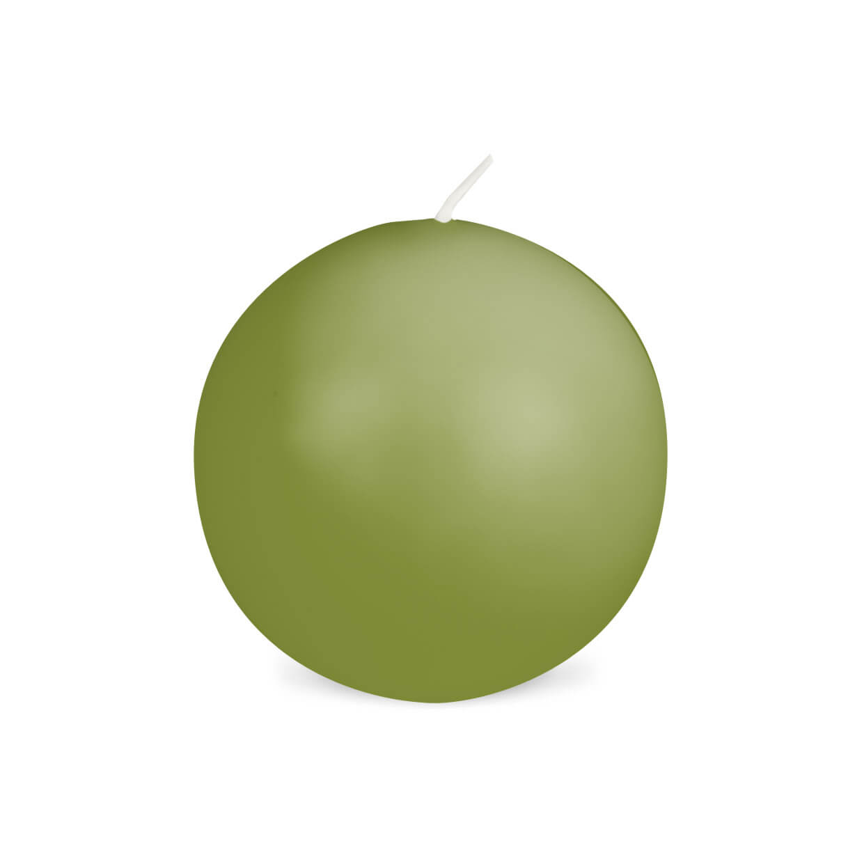 Kugelkerzen - 80 mm - in 33 Farben -230 olive