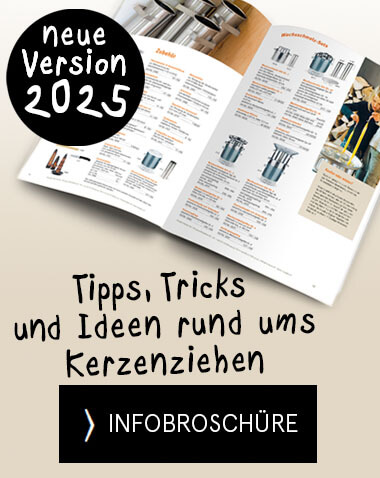 Banner Kerzenziehen Infobroschüre