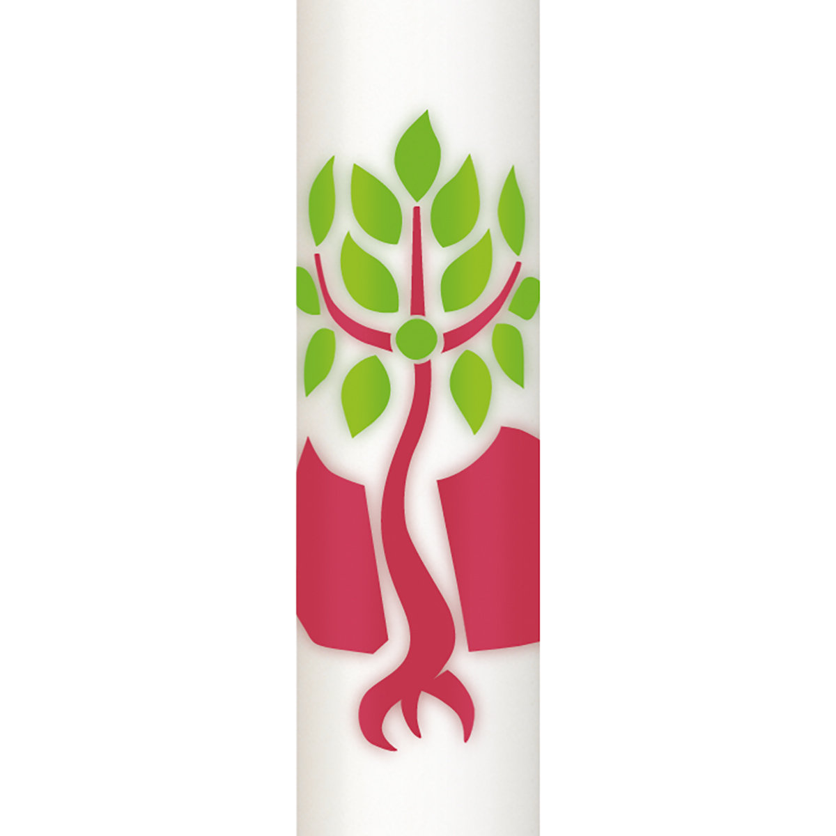 H2883 Taufkerze Durchbruch