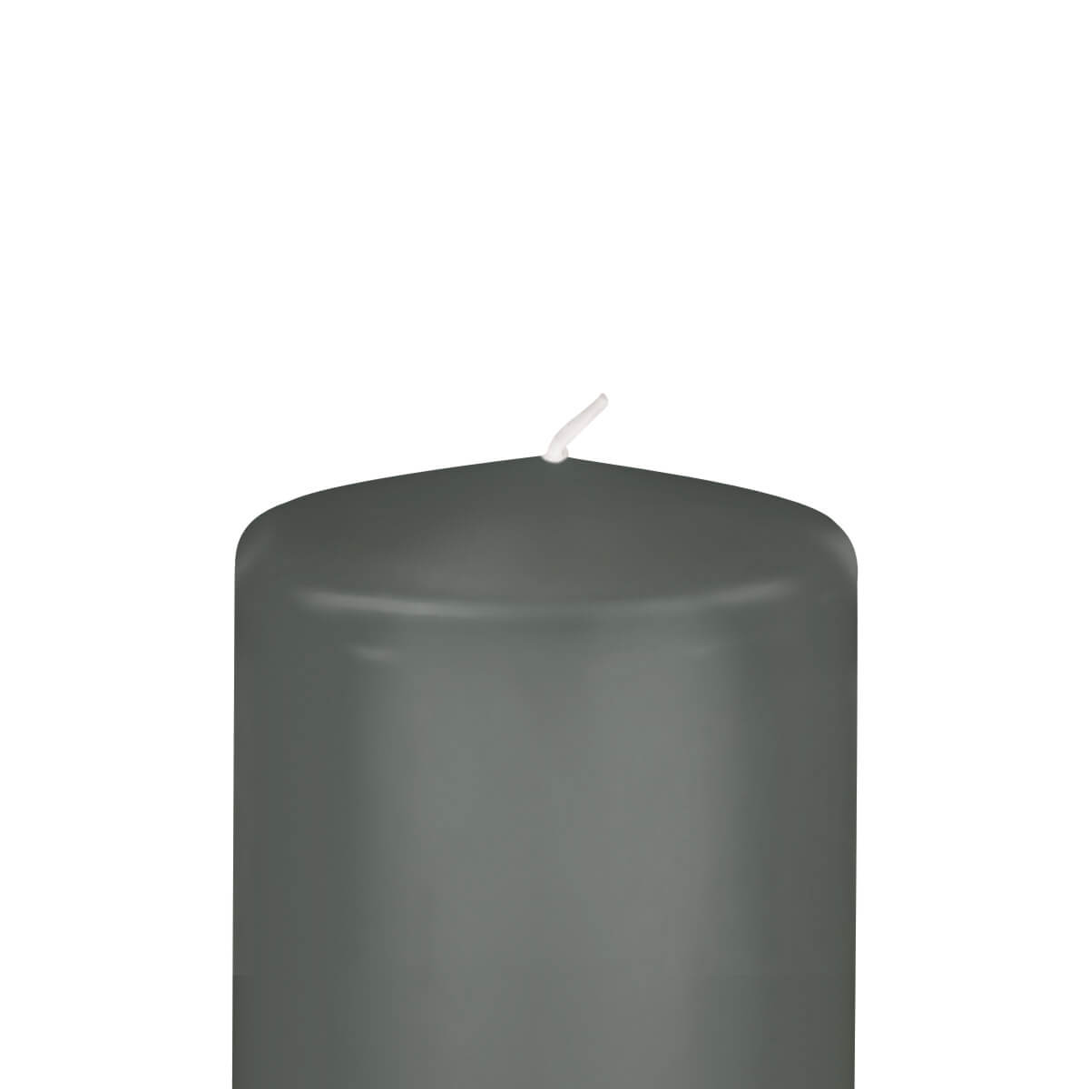Zylinderkerzen – 80 mm Durchmesser - in 33 Farben - 190 mm -09 anthrazit