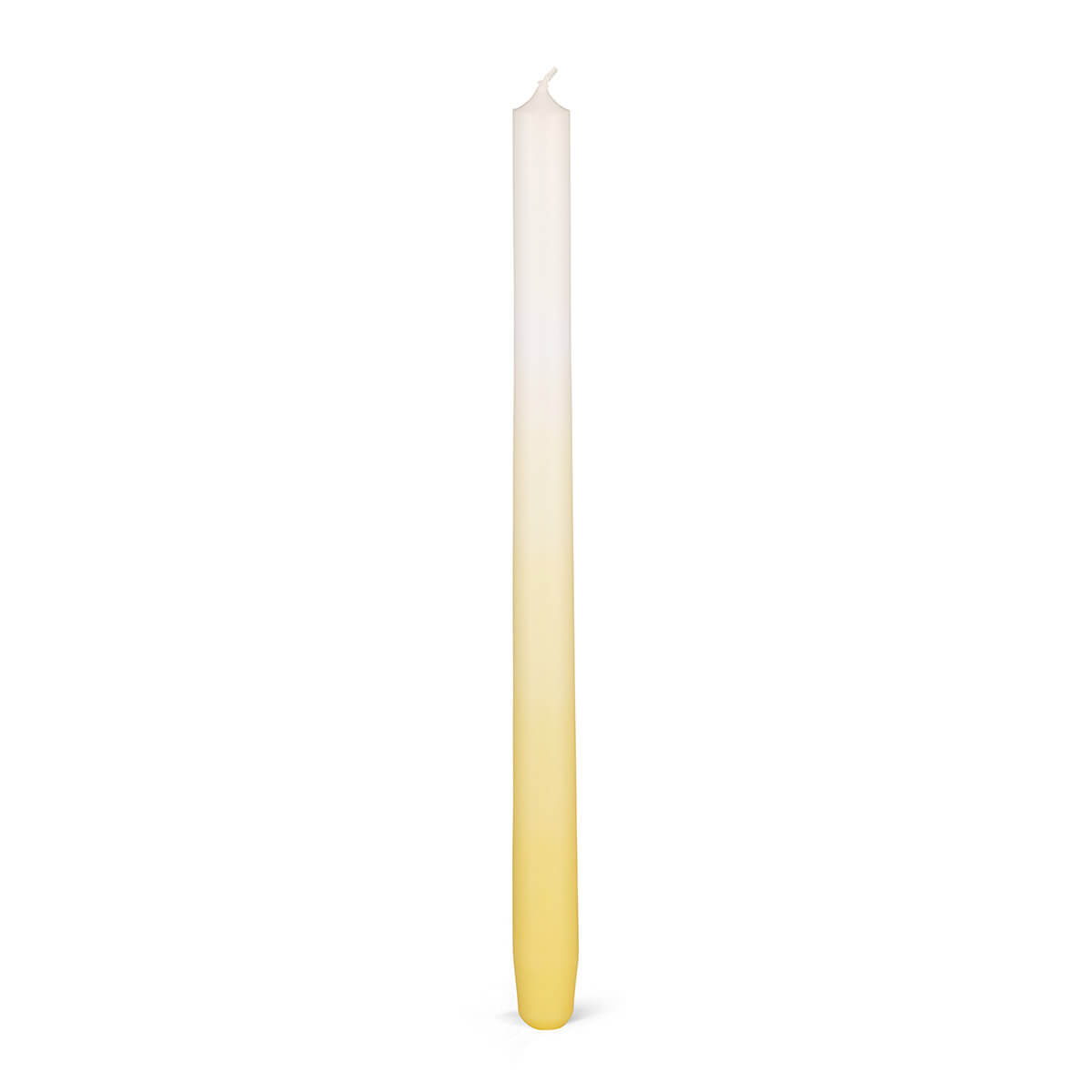 Gradient Candle – Canary Yellow