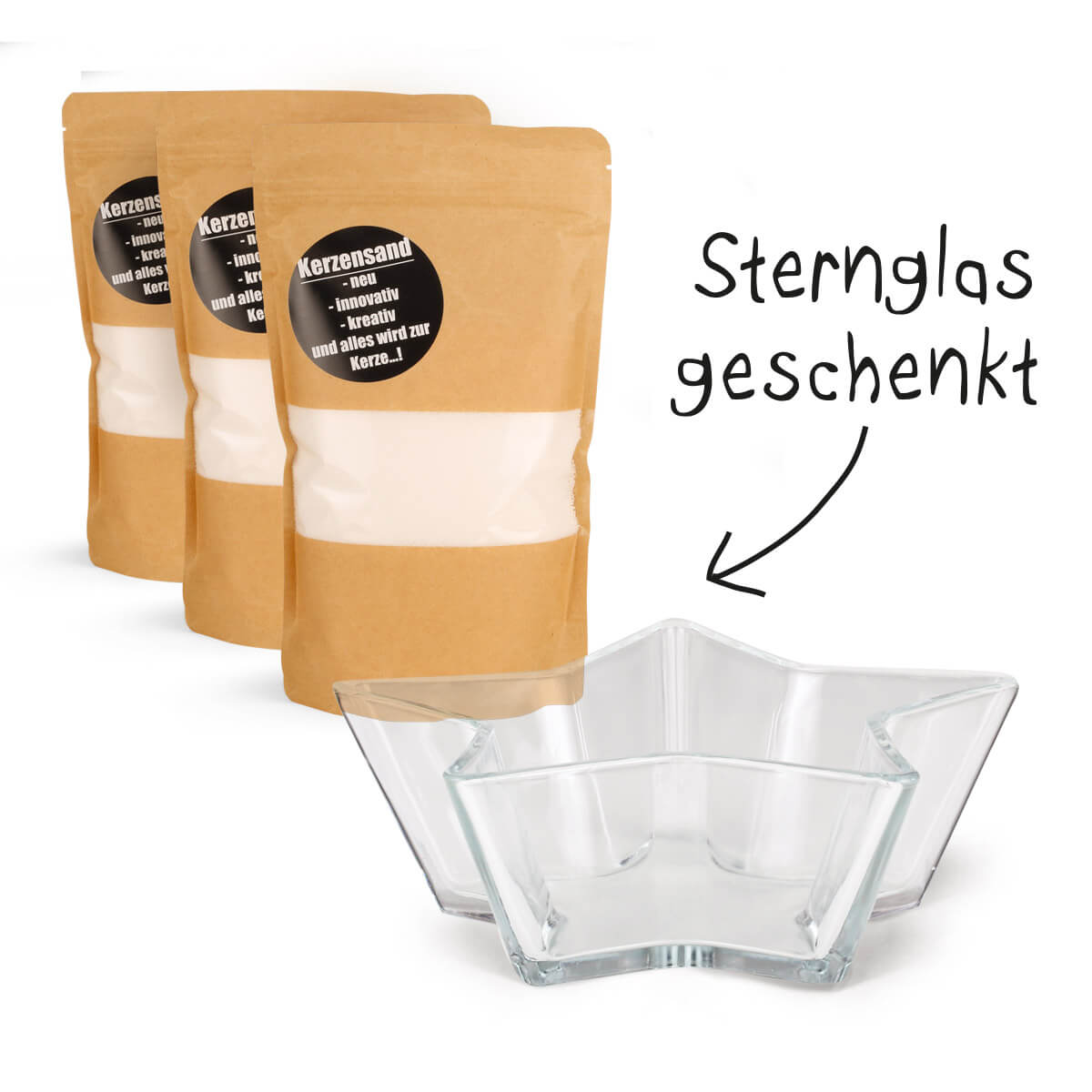 Sternglas Bundle – Weiss