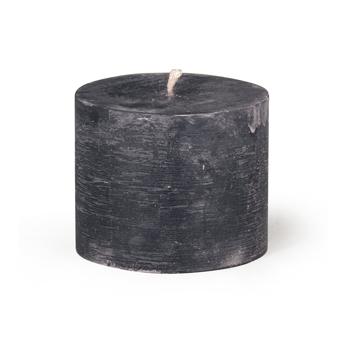 Gartenkerzen Rauhreif 120/150 mm - durchgefärbt -  22 anthrazit