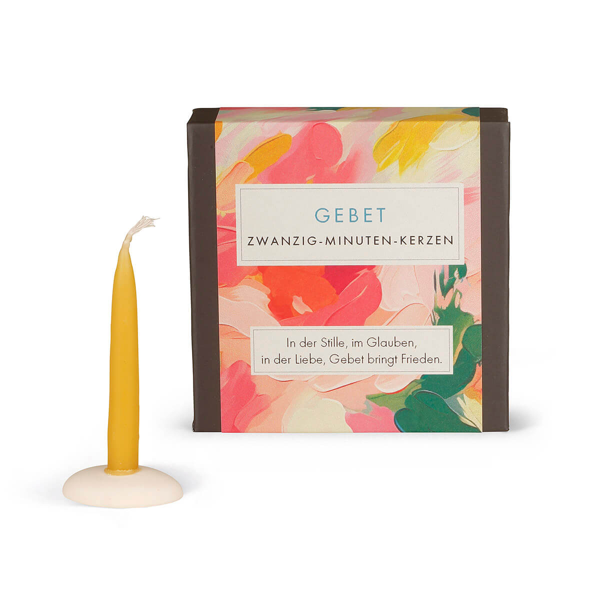 Zwanzig Minuten Kerzen Gebet