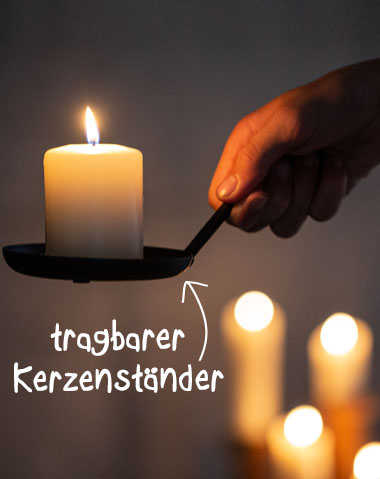 Banner Tragbarer Kerzenstaender