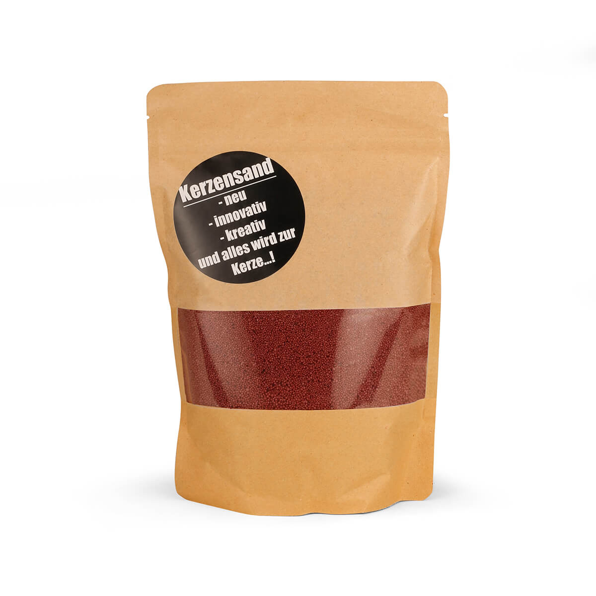 9356-00-A Kerzensand beere 400 g mit Docht - Kerzen basteln ohne Wachs schmelzen